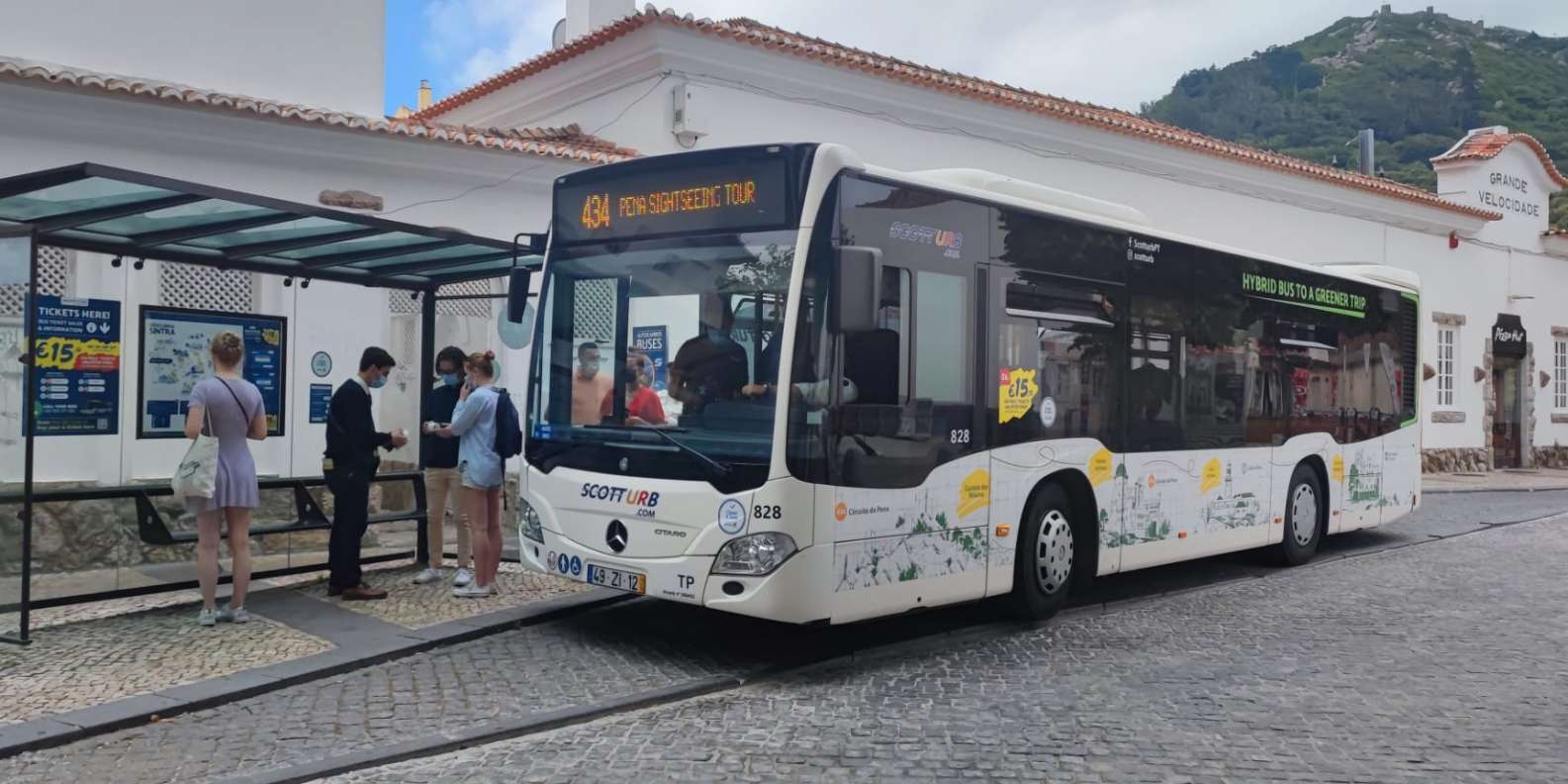 Garagem de manutenção da frota Casbuscais